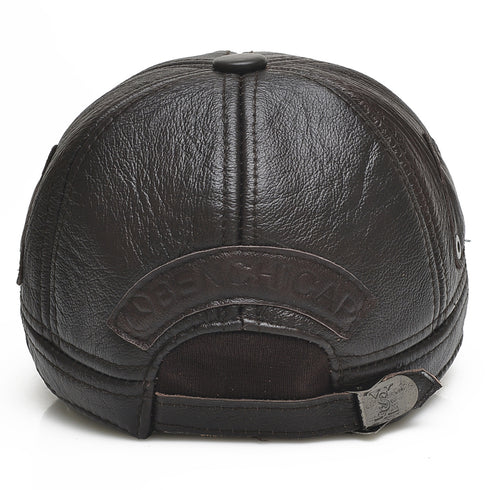 Men's warm padded baseball cap